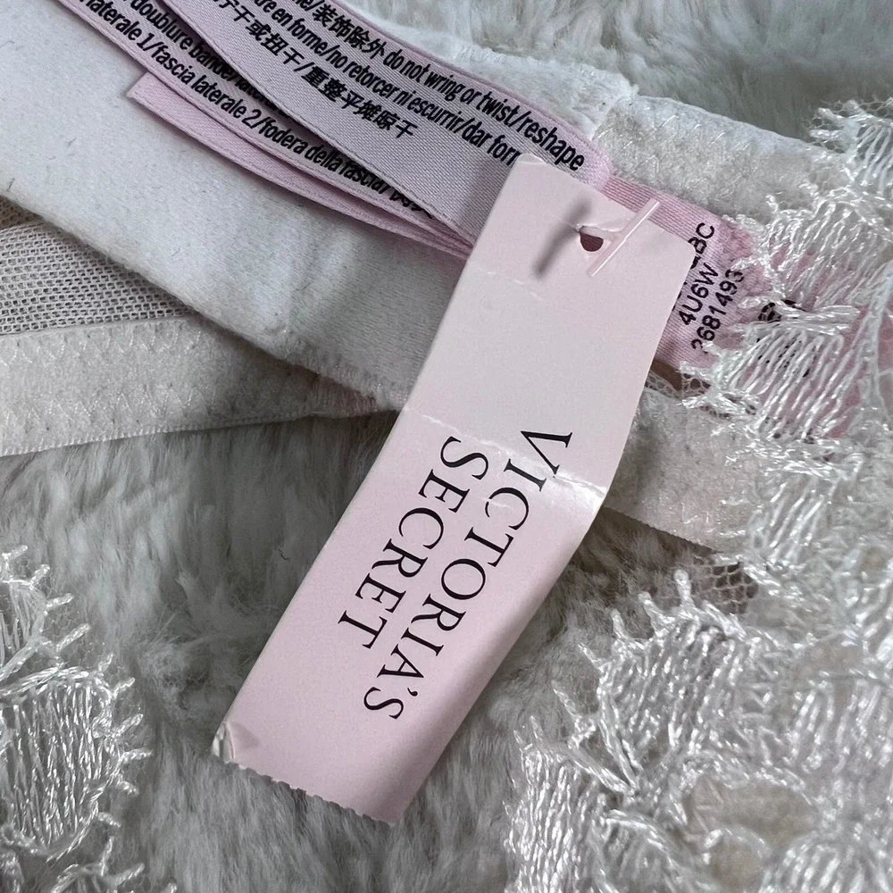 Victorias‎ Secret Dream Angels White Lace Up Corset Bra Top S-DD 11244423 NWT